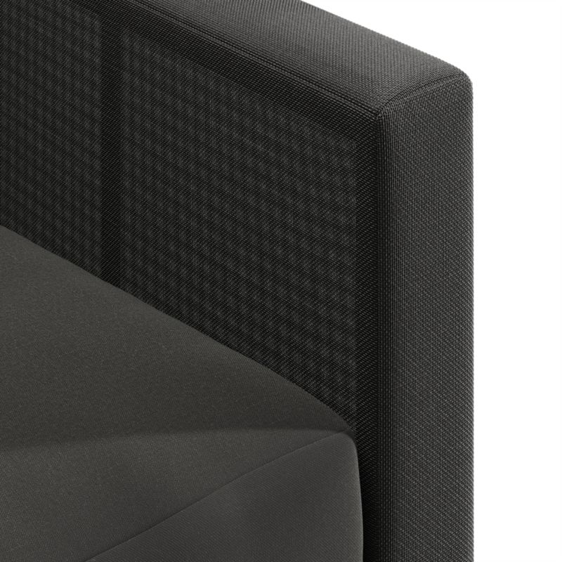 Dune Black Outdoor Swivel Lounge Chair with Black Cushions - image 7 of 7