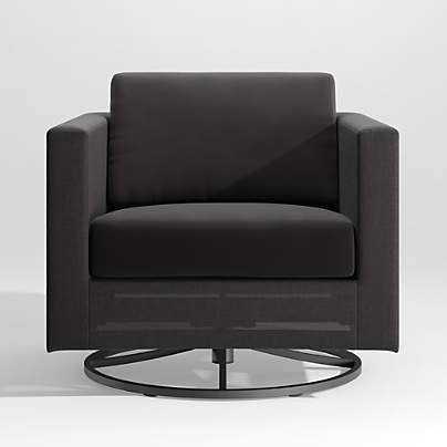 Replacement Black Cushion for Dune Swivel Lounge Chair
