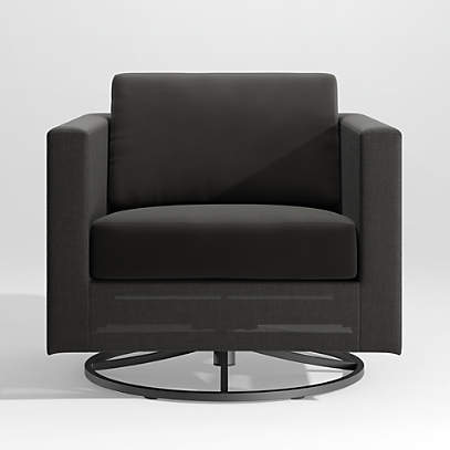 Black swivel patio chairs new arrivals