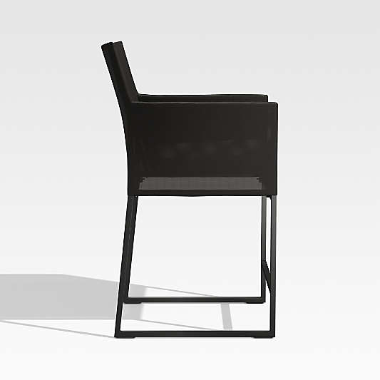 Dune Black and White Outdoor Counter Stool