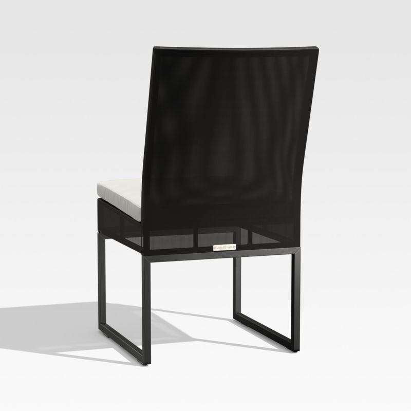 Dune Black and White Outdoor Dining Side Chair - image 5 of 7