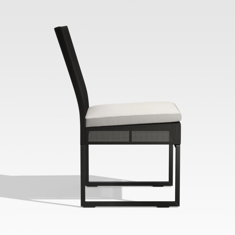 Dune Black and White Outdoor Dining Side Chair - image 4 of 7