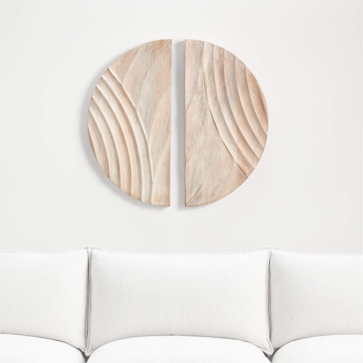 Dune Bleached Wood Wall Art + Reviews Crate & Barrel Canada