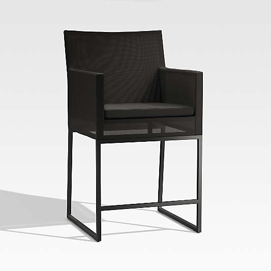 Dune Black Outdoor Counter Stool