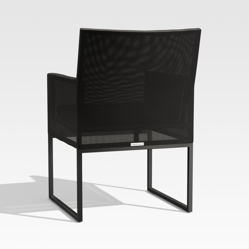 Dune Black Outdoor Dining Arm Chair - image 5 of 7