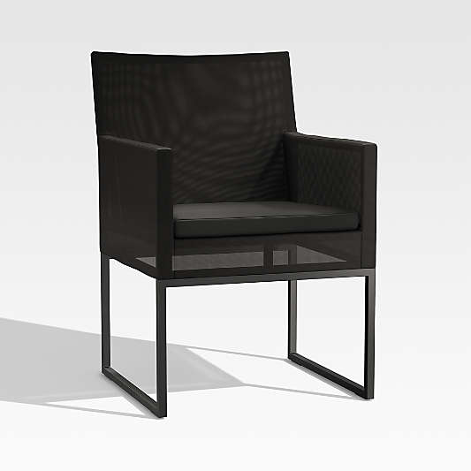 Dune Black Outdoor Dining Armchair