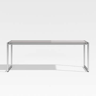 crate and barrel dune coffee table