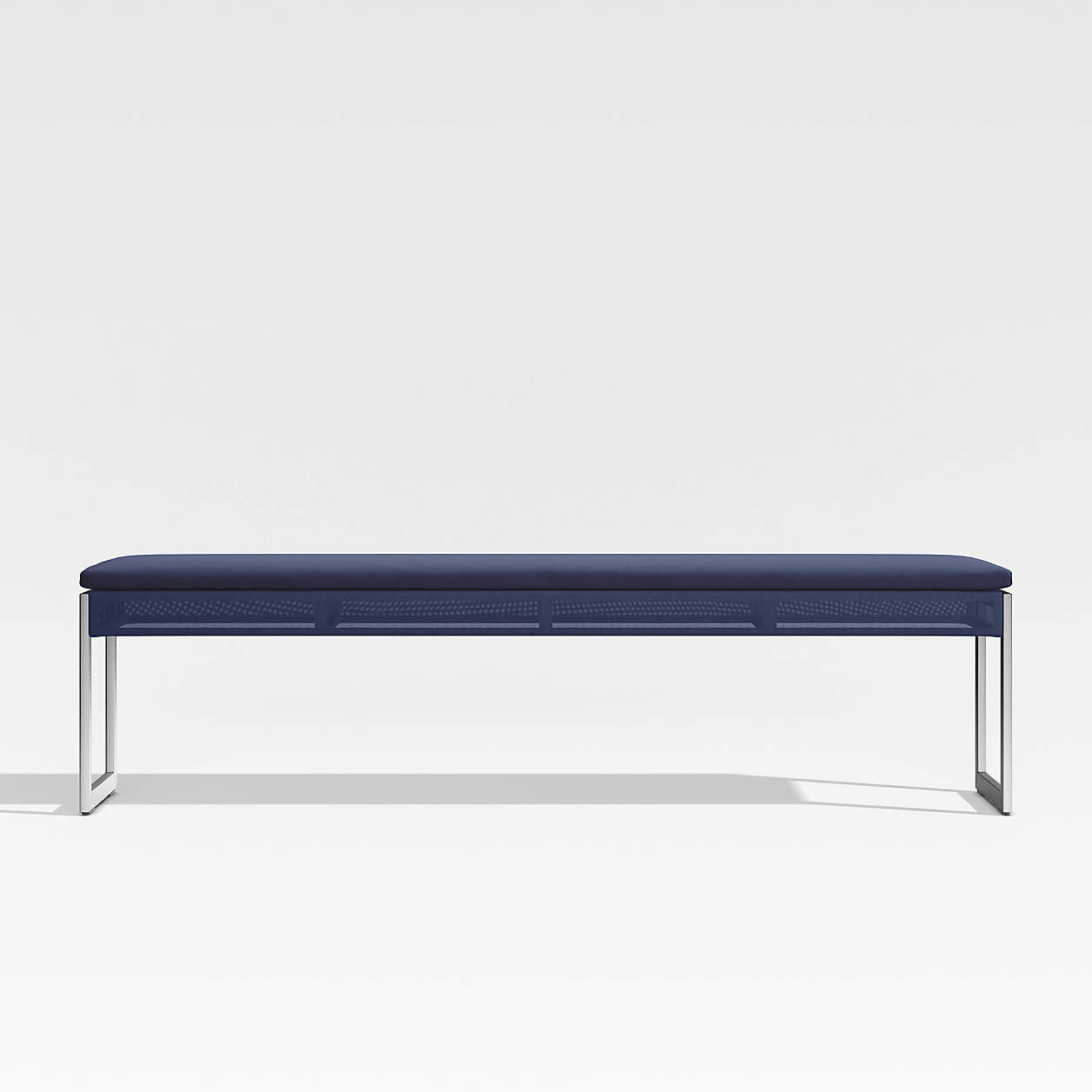 Replacement Navy Cushion for Dune Dining Bench Crate & Barrel