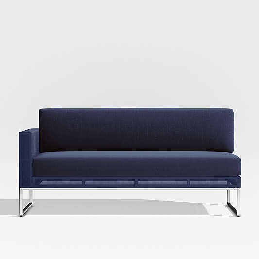 Replacement Navy Cushion for Dune Left Arm/Right Arm Loveseat