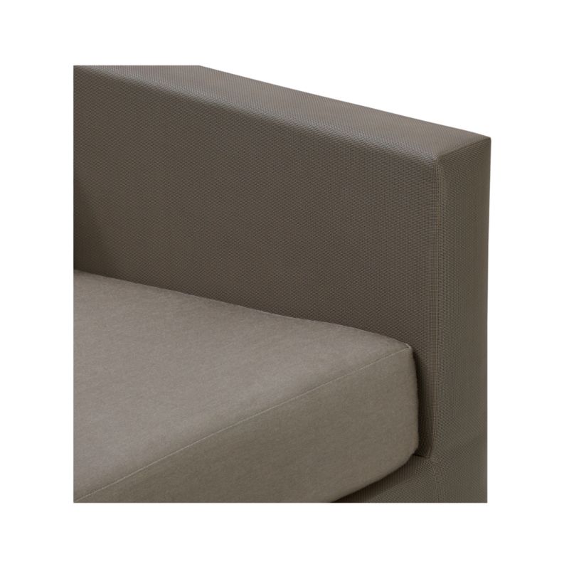 Dune 68" Taupe Outdoor Sofa with Sunbrella ® Cushions - image 8 of 10