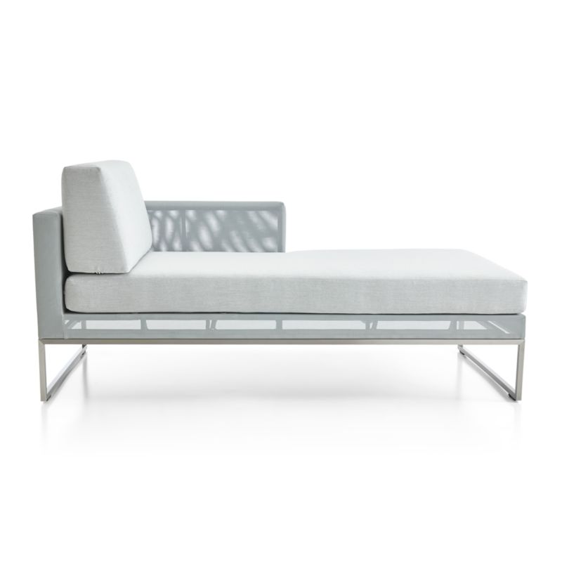 Replacement Light Grey Cushion for Dune Right Arm Chaise Lounge