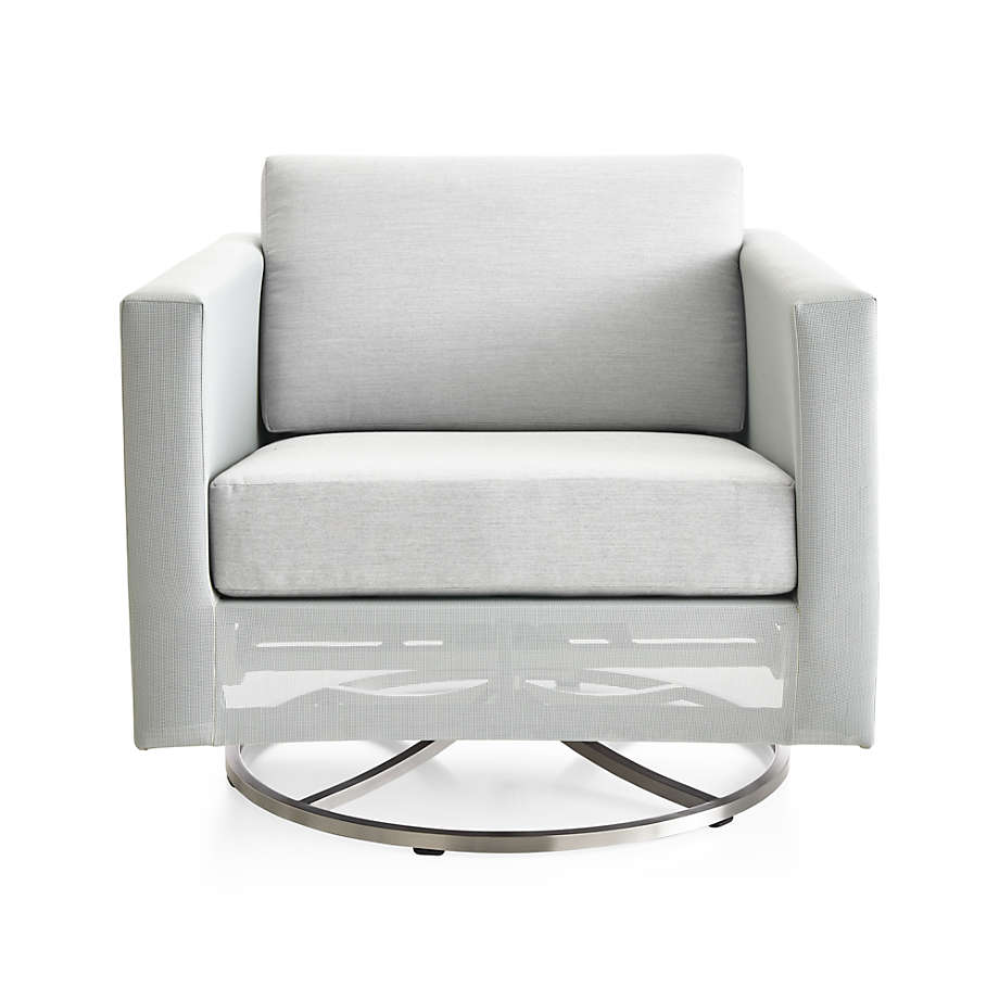 Replacement Light Grey Cushion for Dune Swivel Lounge Chair