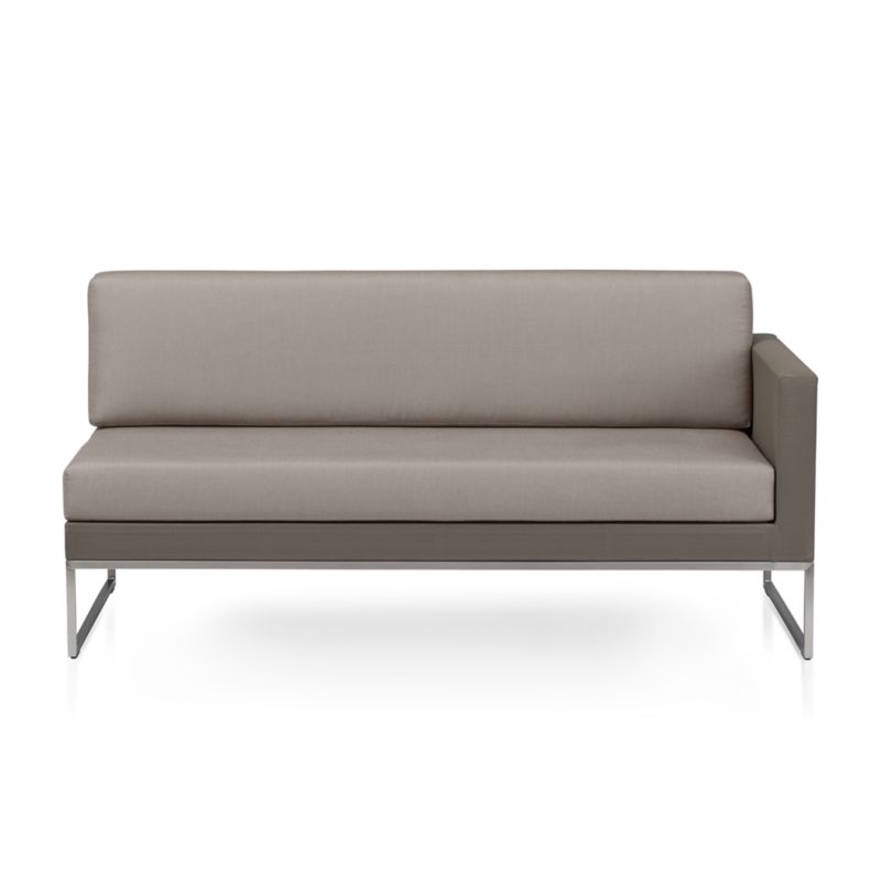 Dune Taupe Right Arm Loveseat with Sunbrella ® Cushions - image 5 of 8