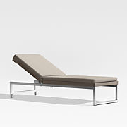 Alfresco Navy Blue Sunbrella ® Outdoor Chaise Lounge Cushion