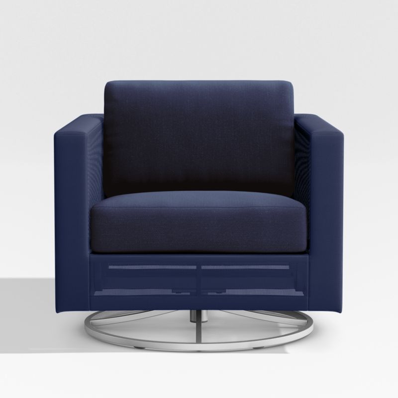 Replacement Navy Cushion for Dune Swivel Lounge Chair