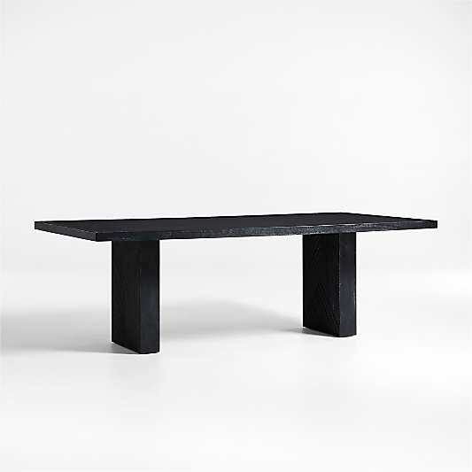 Dunewood Charcoal Dining Table (65"-116")