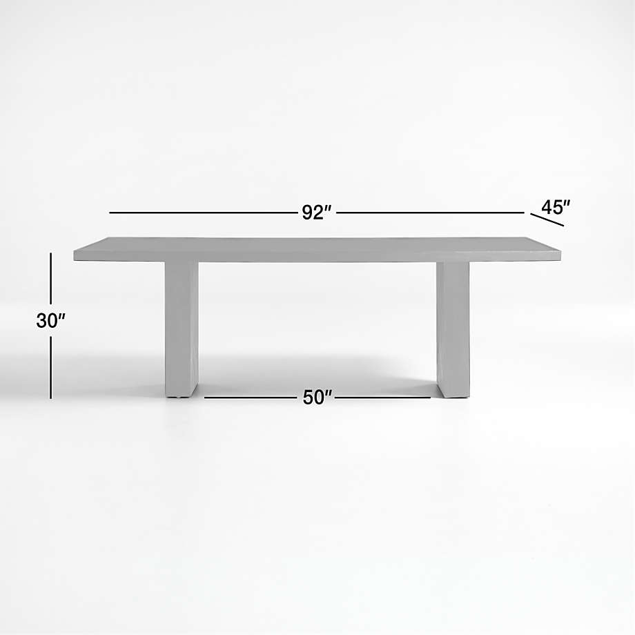 View Dunewood Charcoal 65" Dining Table - image 3 of 19