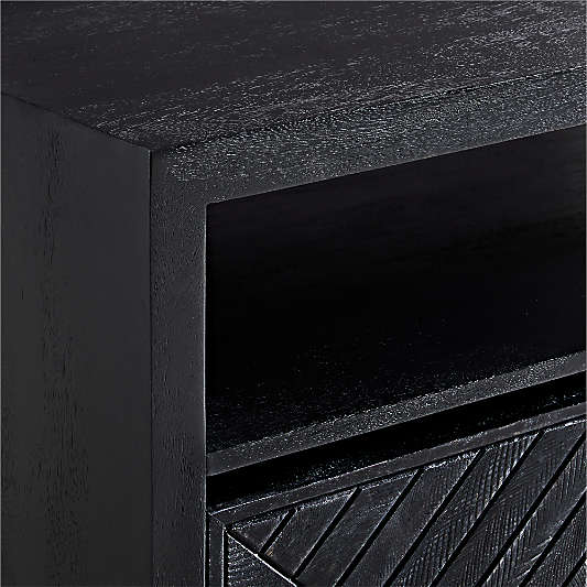 Dunewood Charcoal Sideboard with Shelf