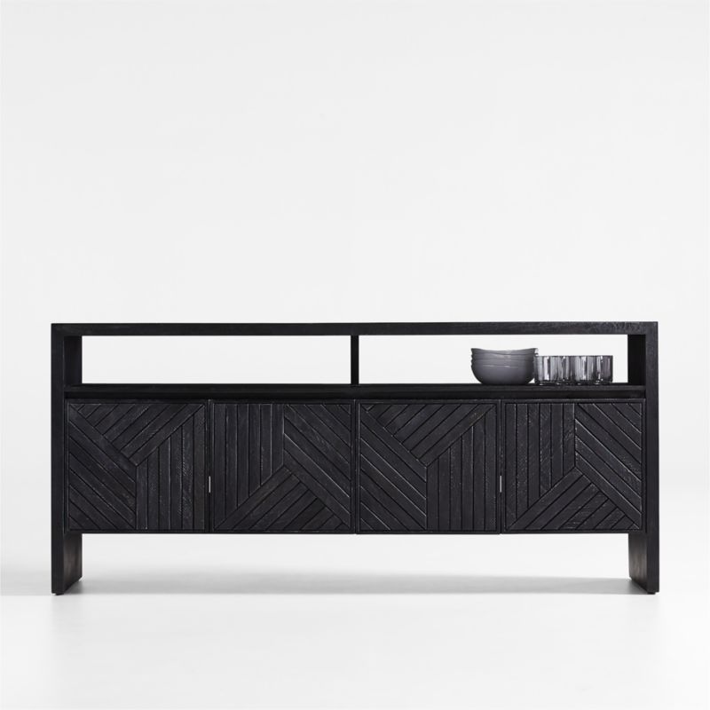 Dunewood Charcoal Sideboard with Shelf - image 0 of 8