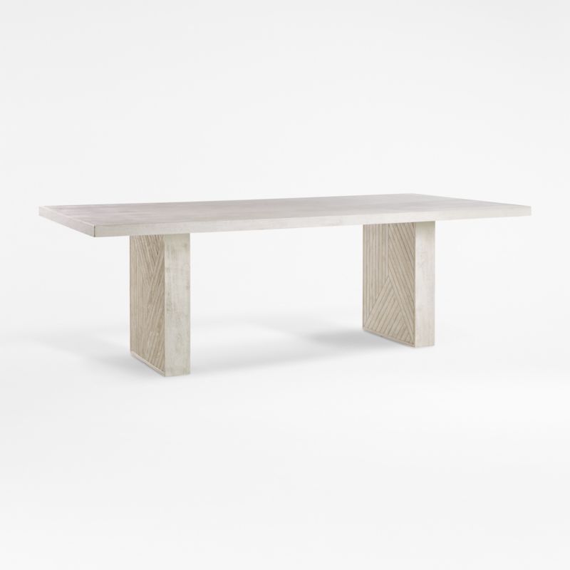 Dunewood Whitewashed 92" Dining Table - image 7 of 17