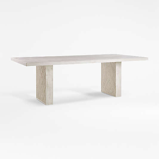 Dunewood Whitewashed 92" Dining Table