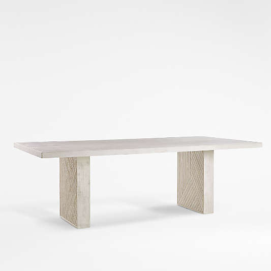 Dunewood Whitewashed 92" Dining Table