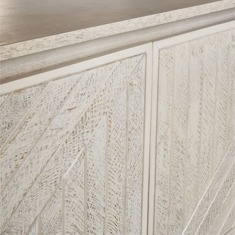 Dunewood Whitewashed Sideboard - image 8 of 9