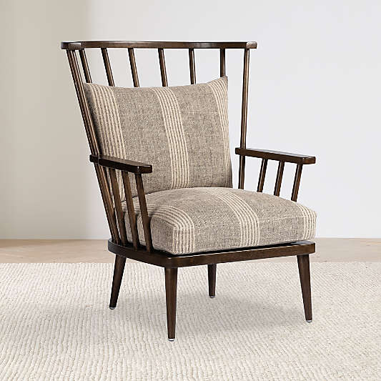 Dunleigh Wood Accent Chair