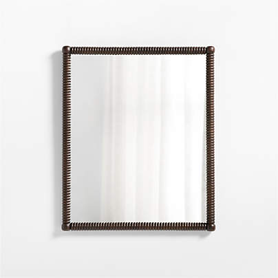 Dunmore Rectangle Wood Wall Mirror 40"x32"