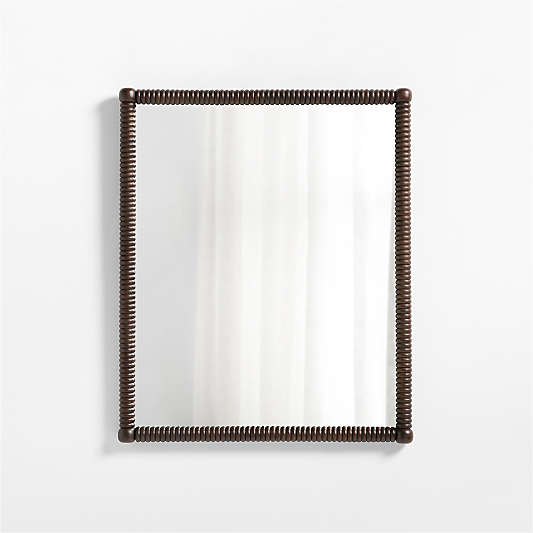 Dunmore Rectangle Wood Wall Mirror 40"x32"