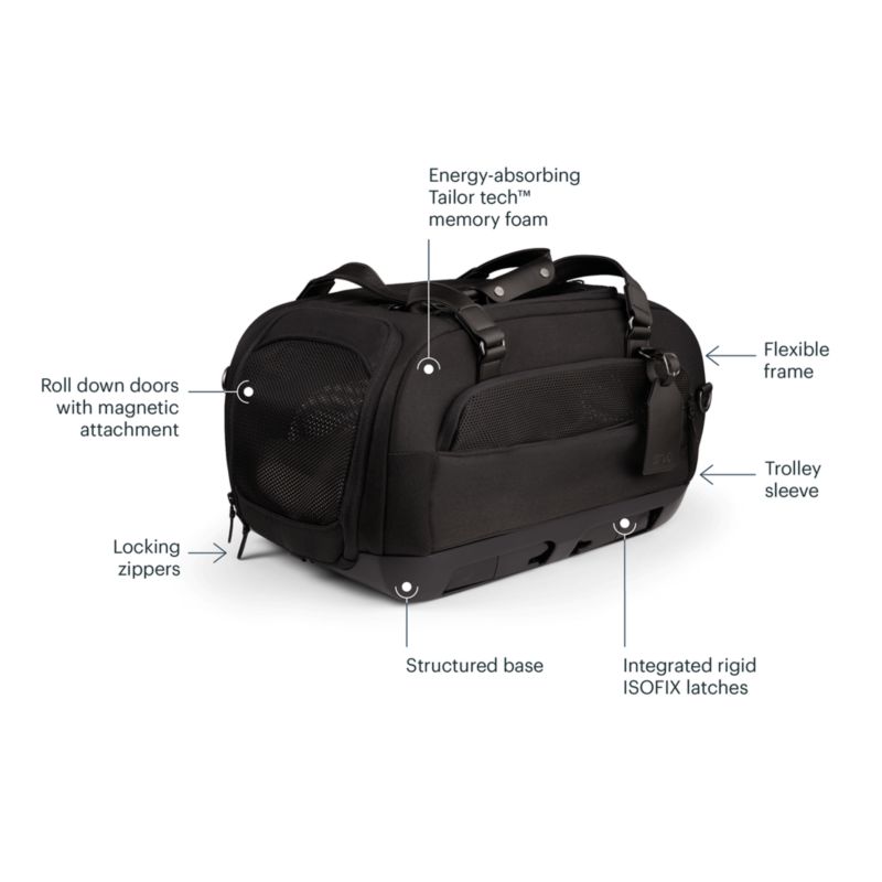 Dupree II Carry-on Pet Car Seat, in Onyx - image 4 of 10