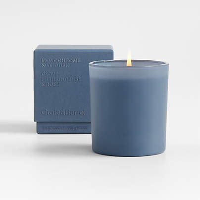 Monochrome No. 6 Dusk 1-Wick Scented Candle - Clove, Frankincense and Rose