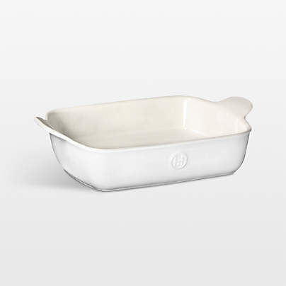 Emile Henry Sugar 11x8 Rectangular Baker with Handles