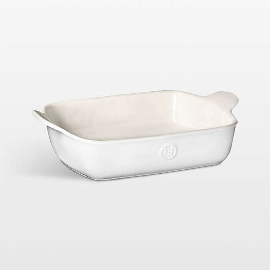 Emile Henry Sugar 11x8 Rectangular Baker with Handles
