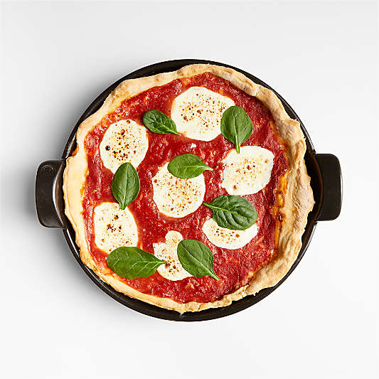 Emile Henry 12" Ceramic Chicago Deep Dish Pizza Pan