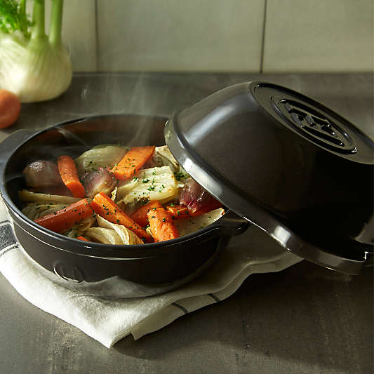 Emile Henry Black Bread Pot Baker with Lid