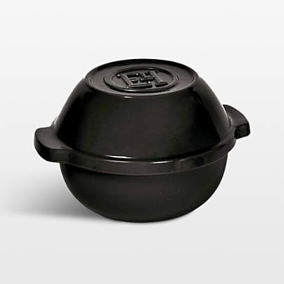 Emile Henry Black Bread Pot Baker with Lid