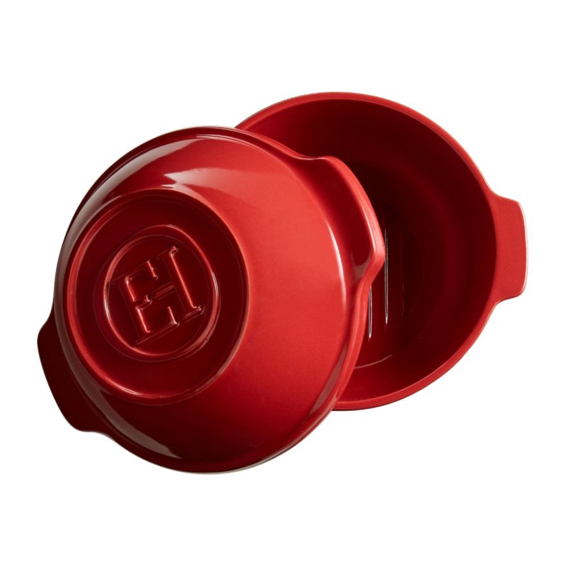 Emile Henry Red Bread Pot Baker with Lid - image 2 of 3