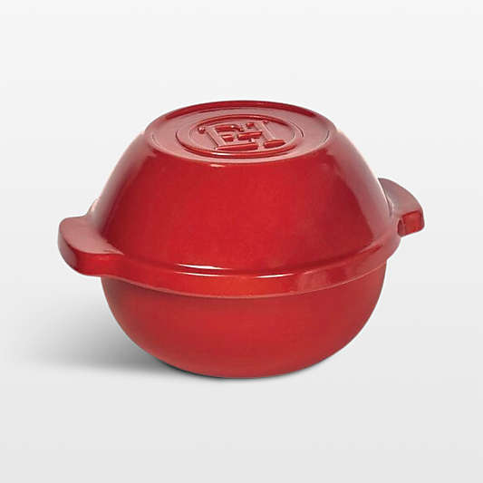 Emile Henry Red Bread Pot Baker with Lid