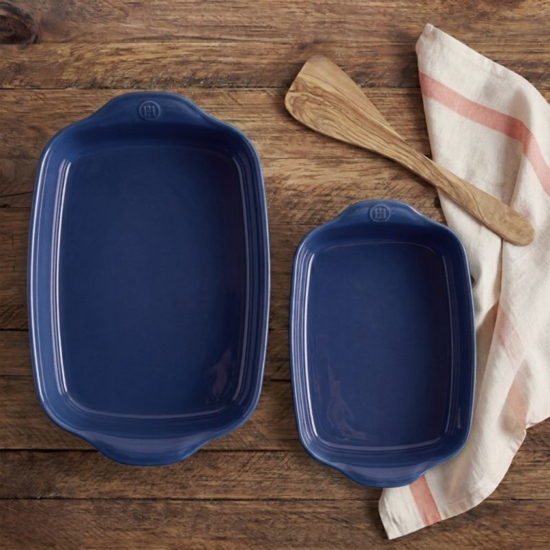 Emile Henry Twilight Ceramic Rectangular Bakers, Set of 2 - image 2 of 4