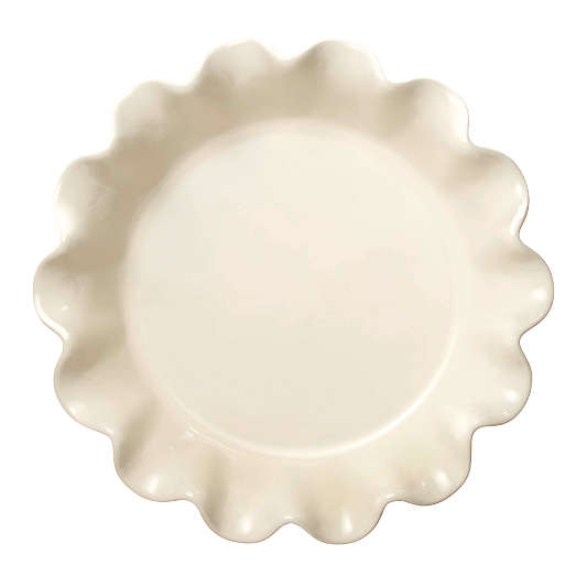 Emile Henry Clay Deep Ruffle Pie Dish