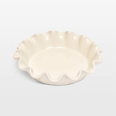 Emile Henry Clay Deep Ruffle Pie Dish