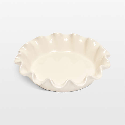 Emile Henry Clay Deep Ruffle Pie Dish