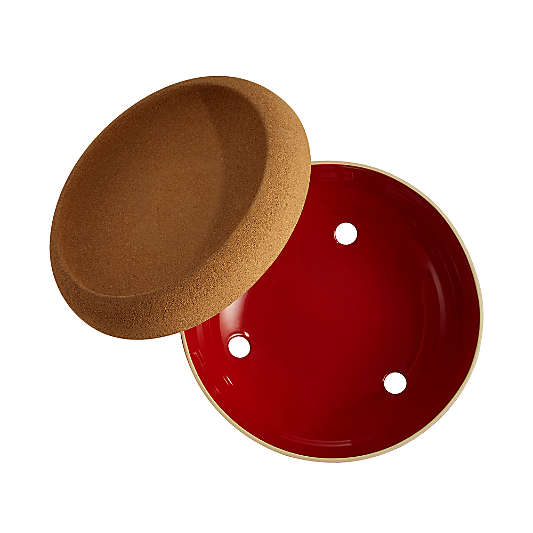 Emile Henry Burgundy Large Fruit Storage Bowl