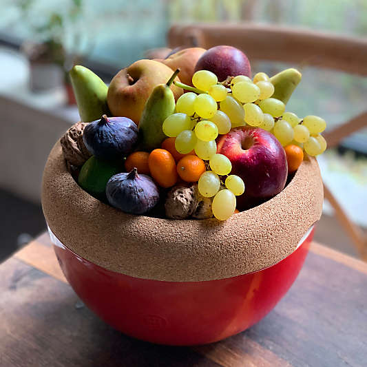 Emile Henry Burgundy Deep Fruit Storage Bowl