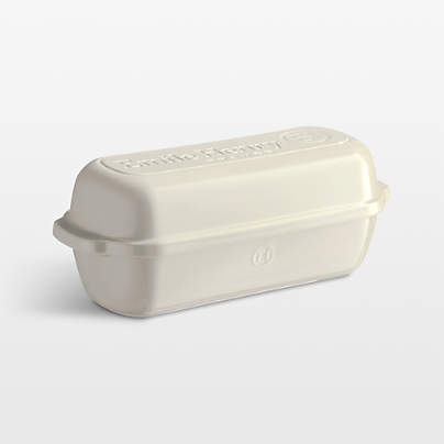 Emile Henry Linen Long Loaf Pullman Bread Baker