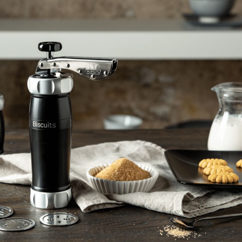 Emile Henry Marcato Black Cookie Press - image 1 of 2