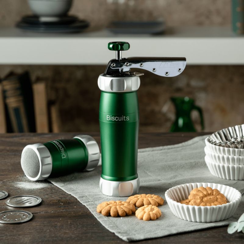 Emile Henry Marcato Green Cookie Press - image 1 of 2