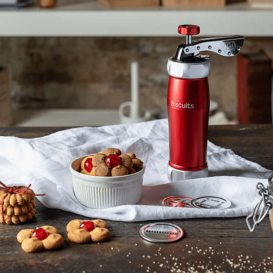 Emile Henry Marcato Red Cookie Press