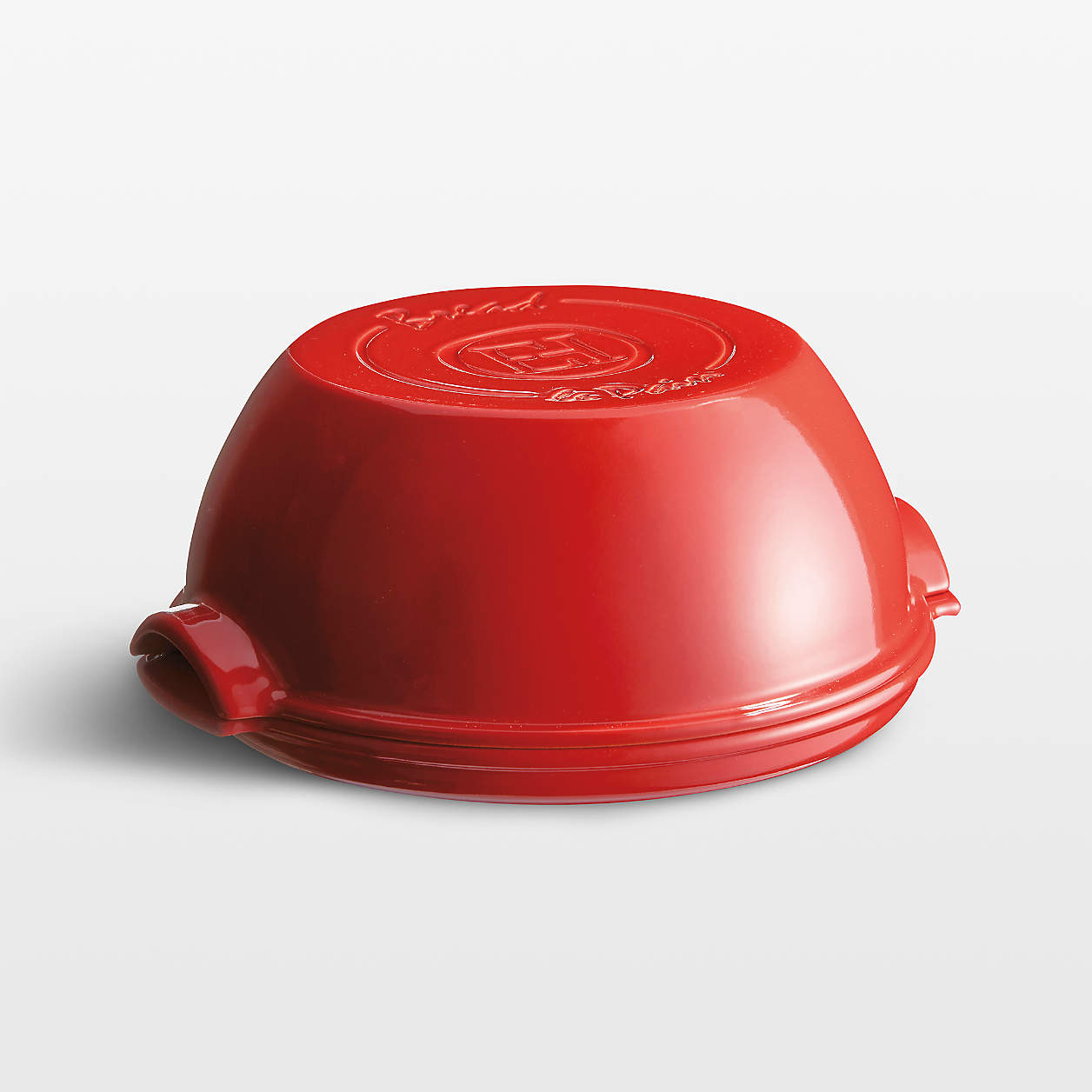 Emile Henry Burgundy Modern Bread Cloche Crate & Barrel